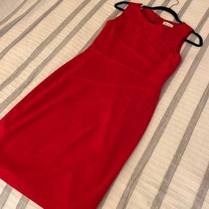 Calvin Klein Red Cocktail Dress